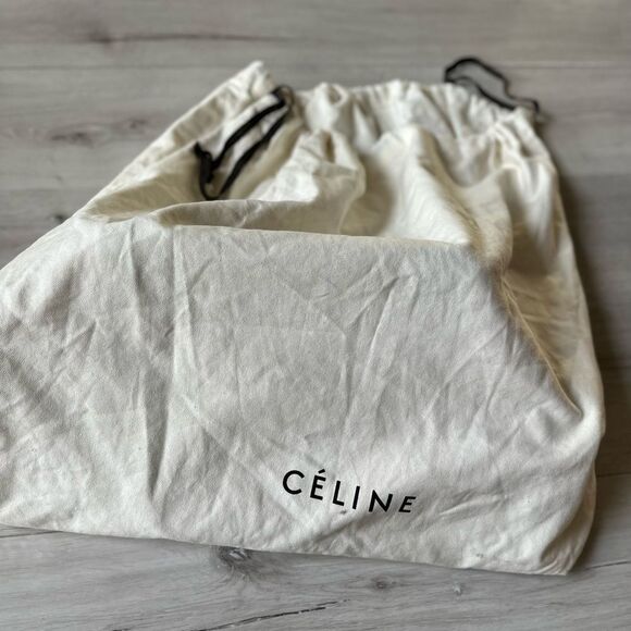 Celine Medium Bicolor pink/ Tan Leather Bag W/Shoulder Strap‎ NEW IN PKG - Picture 7 of 13